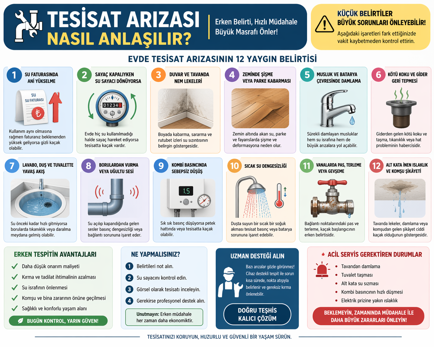Tesisat Arızası Nasıl Anlaşılır ?